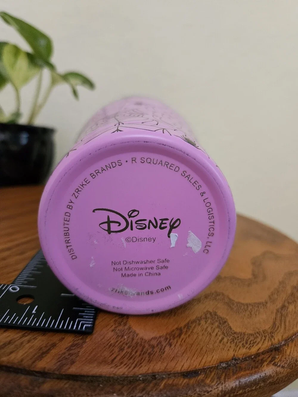 Disney Mickey Mouse Pink Halloween Spider web Stainless Travel Tumbler w/ Straw